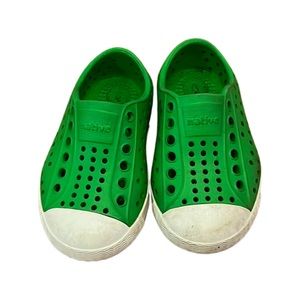 Worn Native shoes for baby/toddler.